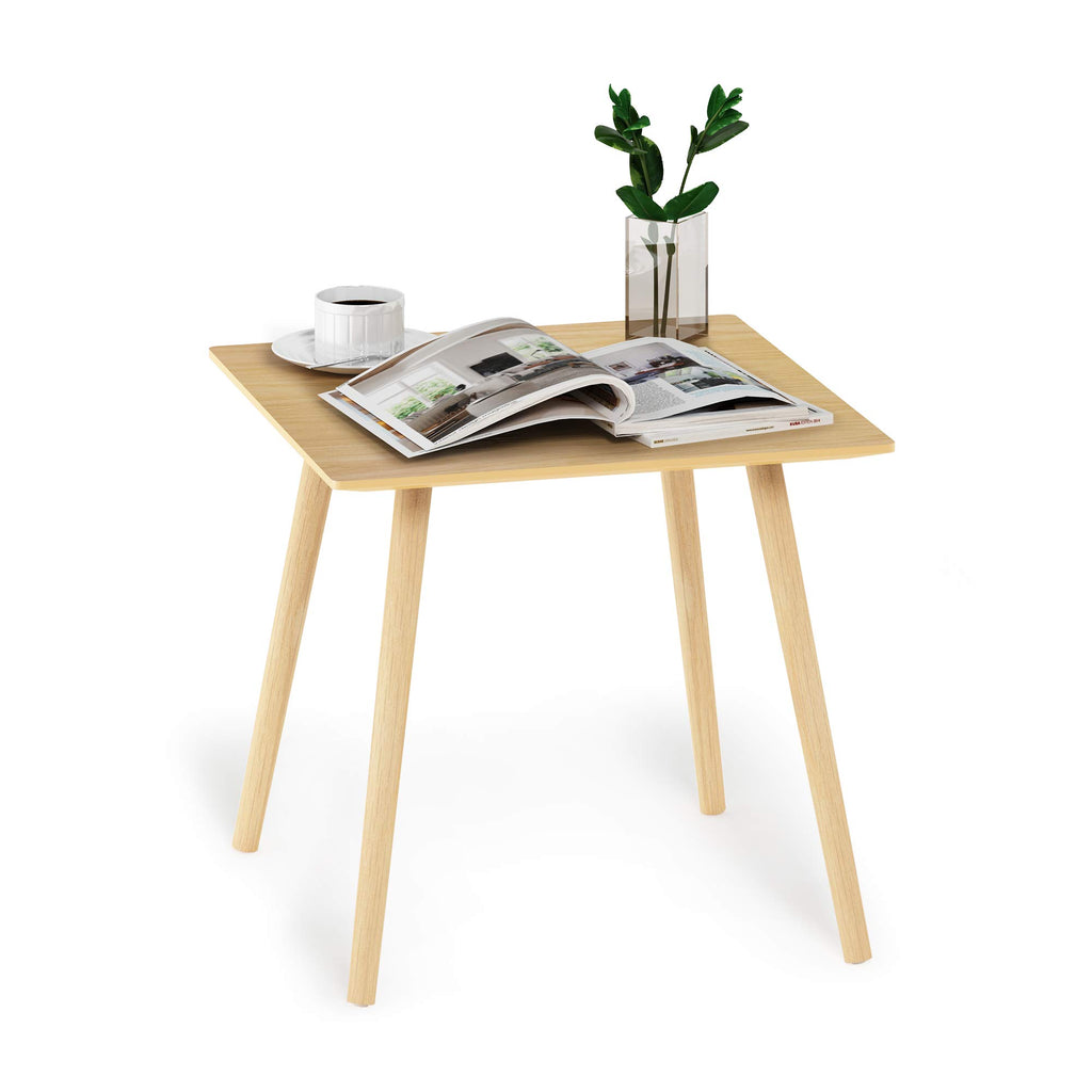 Furinno Classic Homey Square Parsons Side End Table, 1-Pack, Black
