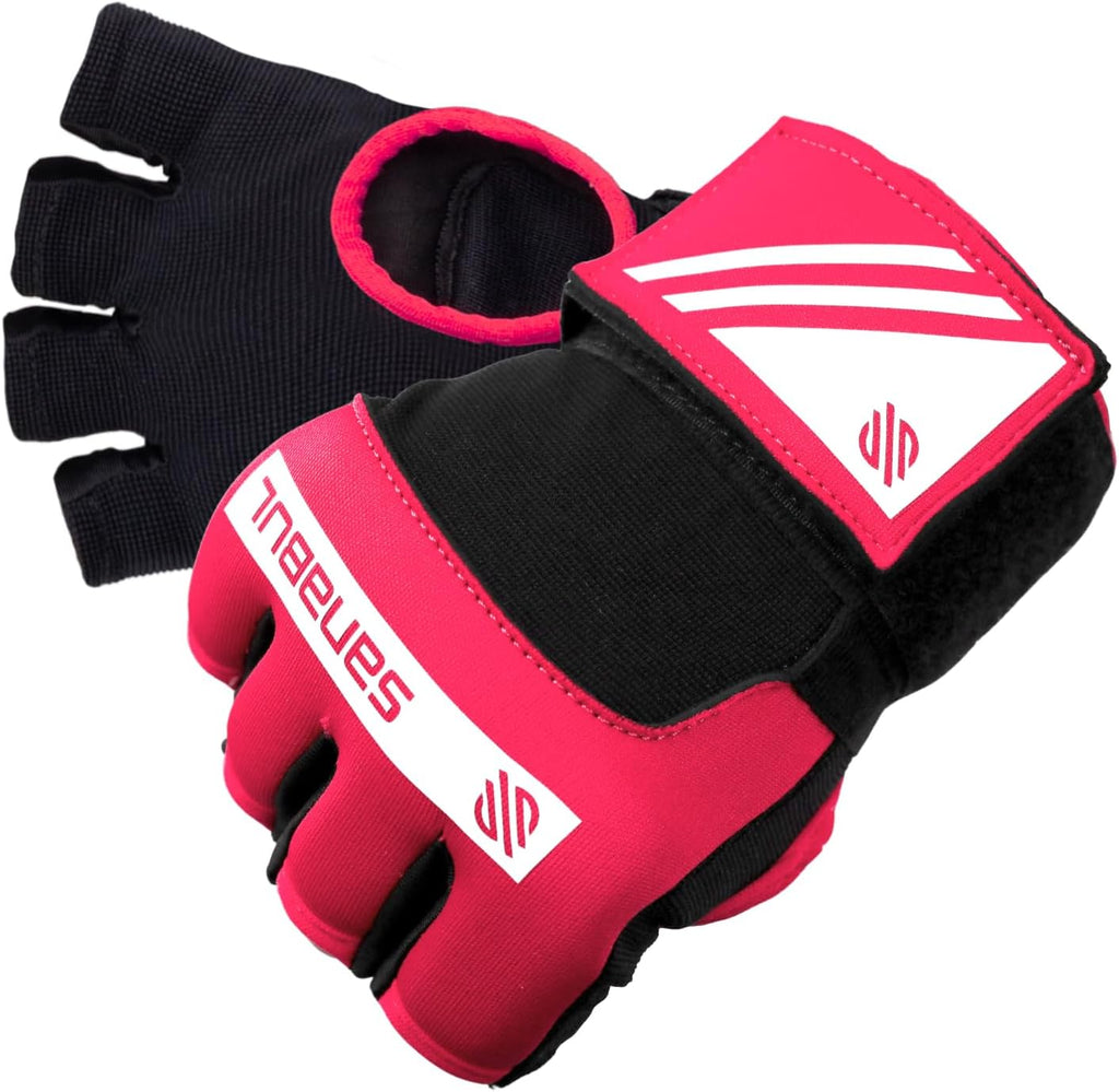 Sanabul Gel Boxing Hand Wraps for Men & Women Muay Thai MMA Kickboxing Quick Wraps Boxing Inner Gloves Wrist Knuckle Protection