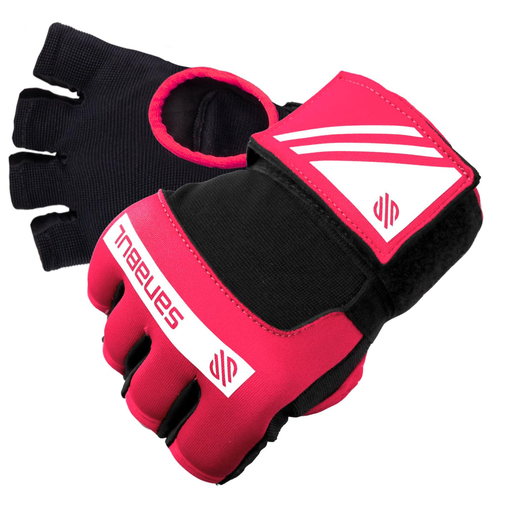 Sanabul Gel Boxing Hand Wraps for Men & Women Muay Thai MMA Kickboxing Quick Wraps Boxing Inner Gloves Wrist Knuckle Protection