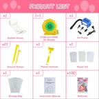 خانه حبابی بادی TPU به ارتفاع 10 فوت - خانه بادی تجاری به‌روزشده، مجموعه زمین بازی چادر حبابی گنبدی، با دمنده دوگانه برای جشن تولد، عروسی و مهمانی در حیاط پشتی - سفید