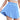 Zaclotre Girls Butterfly Shorts with Pockets 2 in 1 Flowy Running Shorts Kids Athletic Skorts for Tennis Cheer Dance Light Blue