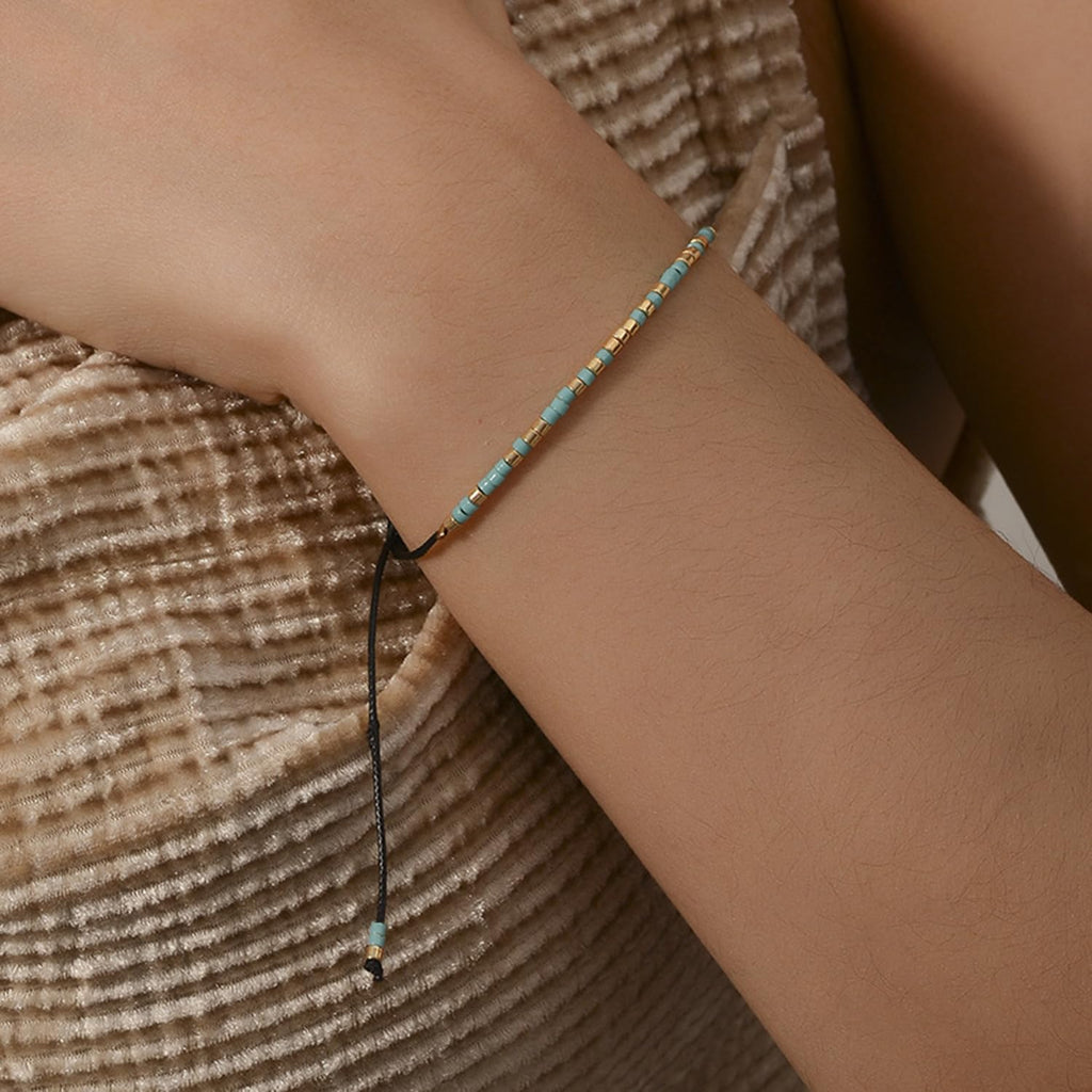 BUULIN Morse code bracelet, Best friend gift,Birthday present, Friendship bracelets, Gifts for best friend female, Party favor, Friend group gifts