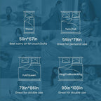 Elegear Revolutionary Cooling Blanket Queen Absorbs Heat to Keep Body Cool for Night Sweats, Arc-Chill3.0 Cool Fiber Q-Max>0.5 for Hot Sleepers, Lightweight Summer Cold Blankets for Sleeping 79“ x 86”