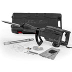 XtremepowerUS 2200W Demolition Electric Jack Hammer Power Drill Concrete Breaker Bar Point & Chisel Bits Chisel Set