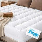 Niagara Sleep Solution Ultra Soft Queen Size Mattress Topper - Viscose Made from Bamboo Pillow Top Mattress Pad for Back Pain Relief - Naturally Cooling for Hot Sleepers, Green