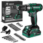 Power Drill Cordless: DEKO PRO Cordless Drill 20V Electric Power Drills Set Tool Drills Cord-less Set with Battery and Charger