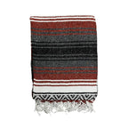 Open Road Goods Mexikanische Decke - Authentische Serape Falsa Decke - Handgefertigt (Rost)