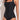 Smismivo Tummy Control Swimwear Halter One Piece Slimming Vintage Retro Swimsuit Womens Ruched Push Up Bathing Suit Black