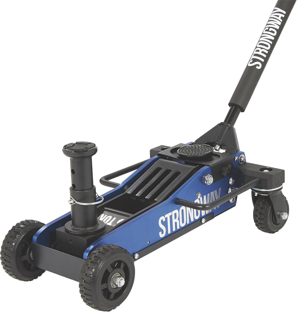 Strongway Off-Road Vehicle Jack, Offroad Jack Aluminum Construction Jack with High-Lift Design and Heavy-Duty Rear Swivel Casters, Car Lift Jack Off Road Jack