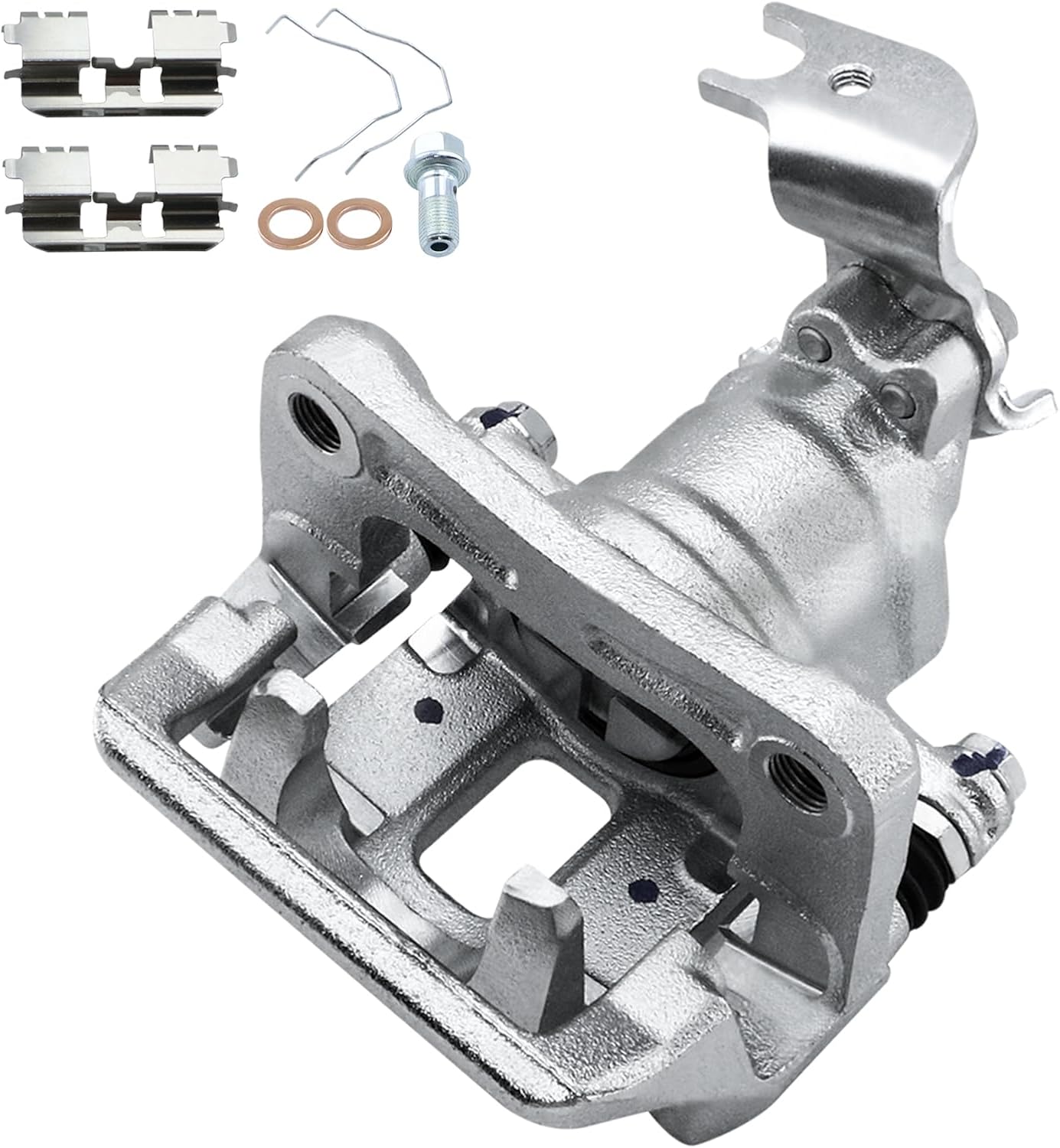 Rear Left Brake Caliper With Bracket Replacement for Honda Accord 2008 2009 2010 2011 2012, ACURA TSX 2009 2010 2011 2012 2013 2014, Rear Driver Side: 19B3359, 19285712, FRC12164, 18FR2716
