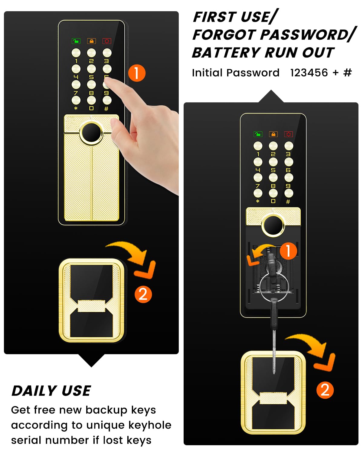 Cassaforte ignifuga pesante da 8,0 Cuft per la casa, cassaforte extra grande ignifuga e impermeabile, cassaforte antifurto per la casa con doppi allarmi, cassaforte con serratura nascosta sul fondo, cassaforte digitale di sicurezza per ufficio