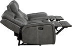 Coaster Home Furnishings Raelynn 2-Piece Upholstered Motion Reclining Sofa Set Grey