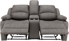 65"" Powered Wall Hugger Reclining RV Theater Seats | Double Recliner RV Sofa & Console | RV Couch | Wall Hugger Recliner | RV Theater Seating | RV Furniture (Slate), CC-PMOD65