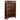 Leick Home Mission Impeccable Bookshelf, Solid Wood, 2 Drawers, 2 Shelves, Slatted Sides, Blackened Hardware, Easy Assembly, Russet Brown, 12 in D x 34 in W x 30 in H, Item 8261