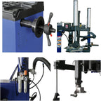 XK New Model 988 Tire Changer Tire Machine Wheel Changers Combo 690 Balancer Rim Clamp with 36 Month Part Replacements 110V