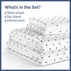 Kids Princess Full 4 Piece Sheet Set - Boys, Girls, Teens, Toddler - Easy Fit Deep Pockets - Breathable, Hotel Quality Bedding Sheets - Machine Washable - Wrinkle Free - Cute, Cozy, Soft - CGK Linens