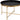 Kate and Laurel Celia Modern Round Coffee Table; 28 x 28 x 19; Black and Gold; Coffee Table for Living Room Decor; Storage; and Display