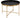 Kate and Laurel Celia Modern Round Coffee Table; 28 x 28 x 19; Black and Gold; Coffee Table for Living Room Decor; Storage; and Display