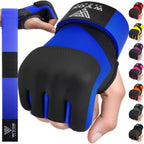 WYOX Gel Boxing Hand Wraps Inner Gloves for Men & Women, 80cm Quick Wrist Straps, Padded Knuckle Protection for Muay Thai Kickboxing, Hand Wraps for Boxing & Martial Arts