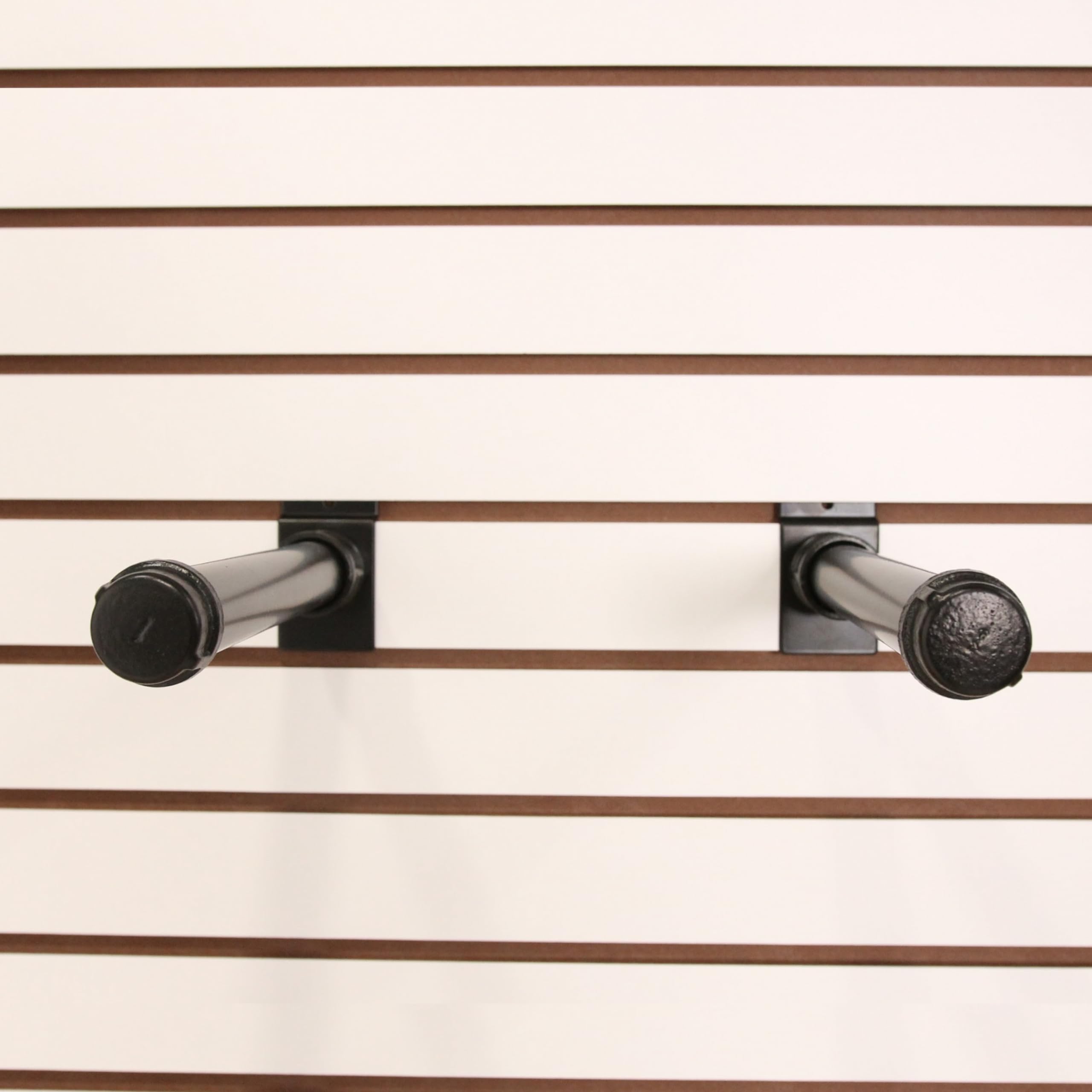 SSWBasics 4ft x 2ft Horizontal White Slatwall Panels Easy Organizer (24"H x 48"L) - Pack of 2 - Streamline Your Space with Effortless Retail Displays, Garage Wall Solutions, and Craft Storage