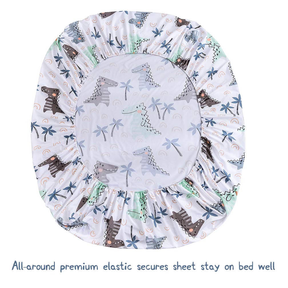 ست ملحفه کودکان یونیکورن صورتی JSD، سایز تویین، ۳ تکه، ملحفه‌های رختخواب میکروفایبر چاپ شده با طرح رنگین کمان برای دختران، جیب عمیق