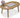Small Coffee Table for Small Space, Low Table, Floor Table Desk for Sitting on The Floor, Japanese Coffee Table for Living Room, Tatami Tea Tables with Solid Wood Legs, Oval Coffee Tables, Brown