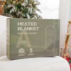Elektrisch verwarmd deken, 50X60, verwarmingsdeken met 10 verwarmingsniveaus/8 uur automatische uitschakeling, marineblauw geruit Sherpa-dekenverwarmer voor volwassenen, wasbaar deken cadeau voor bank bed kantoor, ETL