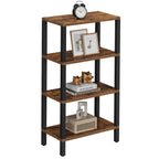 TUTOTAK Small Side Table, Narrow End Table, Skinny Sofa Table, Slim Nightstand, Couch Table, Living Room, Bed Room, Brown TB01BB062