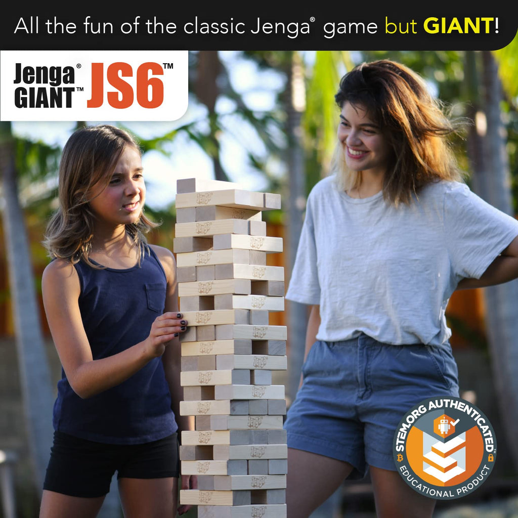 Jenga Reus - Stapelt tot Meer dan 4 Feet - Officieel Gelicentieerd - JS6