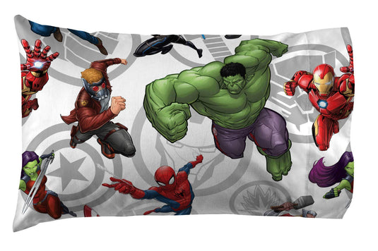 Jay Franco Marvel Spidey and His Amazing Friends Team Spidey Twin Size Sheet Set - 3 Piece Set Super Soft and Cozy Kid’s Bedding - Fade Resistant Microfiber Sheets (Official Marvel Product)