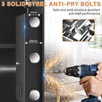 Cassaforte domestica cubica 3.0 ignifuga impermeabile, grande cassaforte ignifuga con borsa per documenti ignifuga, tastiera digitale e ripiano removibile, cassaforte personale per denaro, gioielli, documenti e oggetti di valore