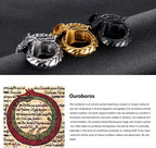 Cross Eternal Ring Pendant Necklace Stainless Steel Pendant Necklace for Men Women Best Friend Necklaces