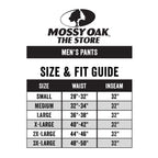 Mossy Oak Camo Lightweight Hunting Pants for Men Camouflage Clothing, Large, Bottomland