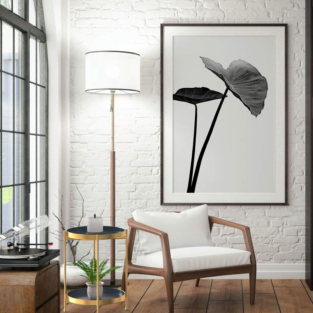 Round Side Table,Gold Metal 2 Tier Tray Metal End Table for Sofa Living Room Tea Table Small Spaces …