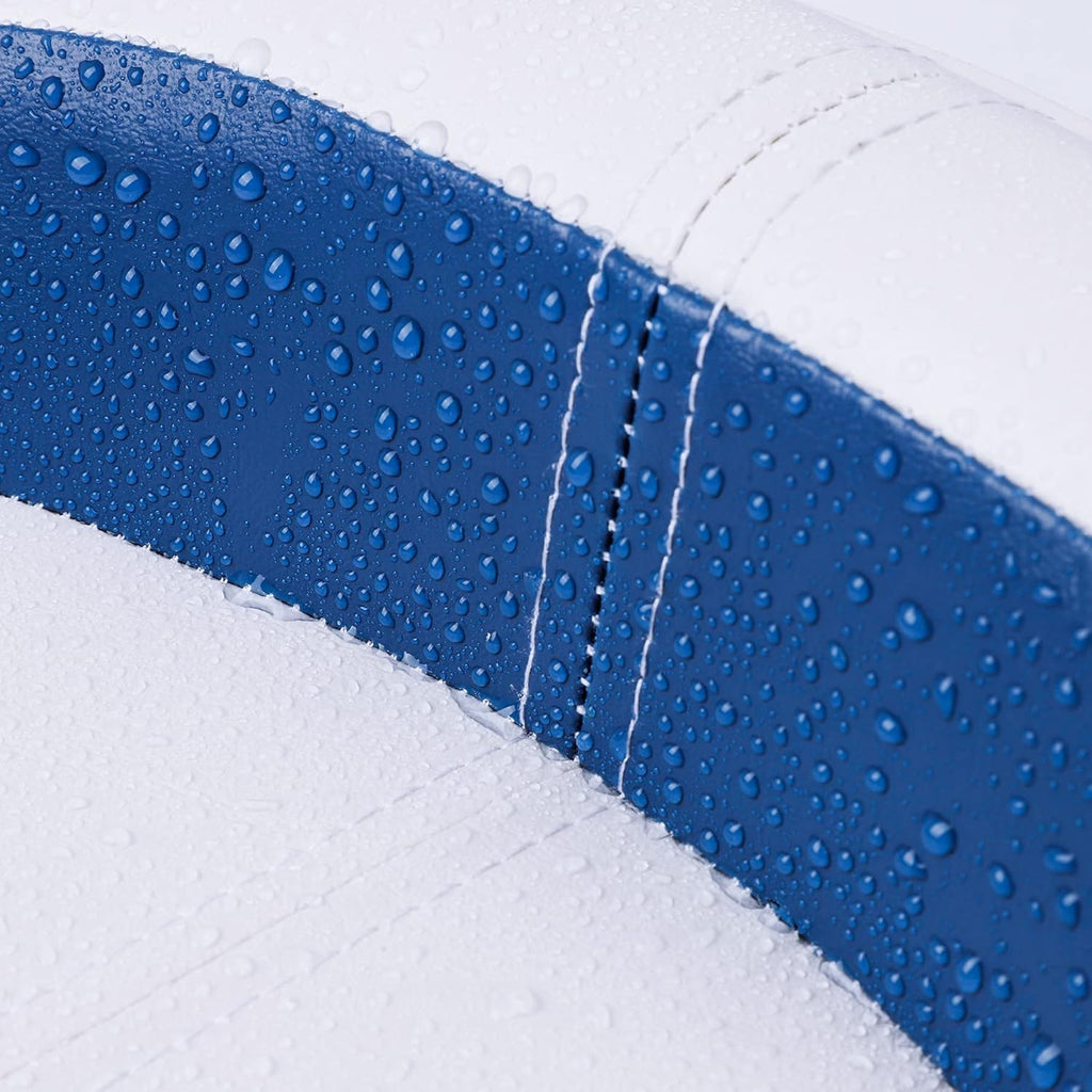 NORTHCAPTAIN Pro Casting Boat Seat,White/Pacific Blue