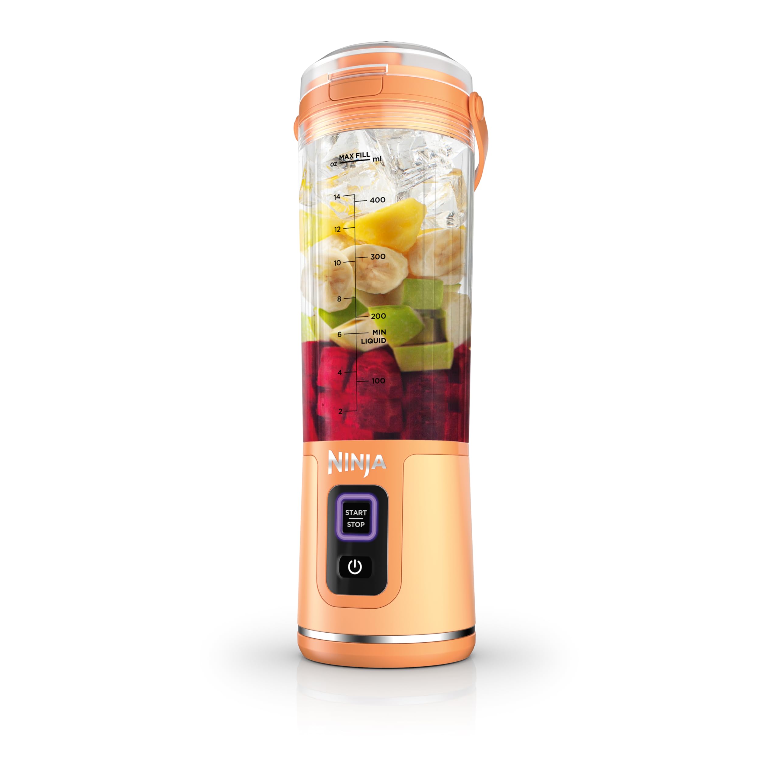 Ninja Blast Portable Blender, Cordless, 18oz. Vessel, Personal Blender For-Shakes and Smoothies, BPA Free, Leakproof-Lid and Sip Spout, USB-C Rechargeable, Dishwasher Safe Parts, Tinted Aqua, BC151AQ