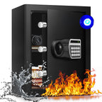 ToruKeep Cassaforte Ignifuga da 2,4 Cub per Documenti Domestici, Cassaforti per Casa Ignifughe e Impermeabili con Serratura a Combinazione Digitale, Cassaforte Ignifuga con Ripiano Rimovibile, Luce Sensore
