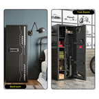 KAER 8-12 Gun Safe Multi-function Gun Safe, Gun Safe for Rifles and Pistols, Gun Cabinet, Large Gun Safe for Home Rifles and Shotguns, Electronic Gun Cabinet with Removable Shelf and Gun Rack (1450)