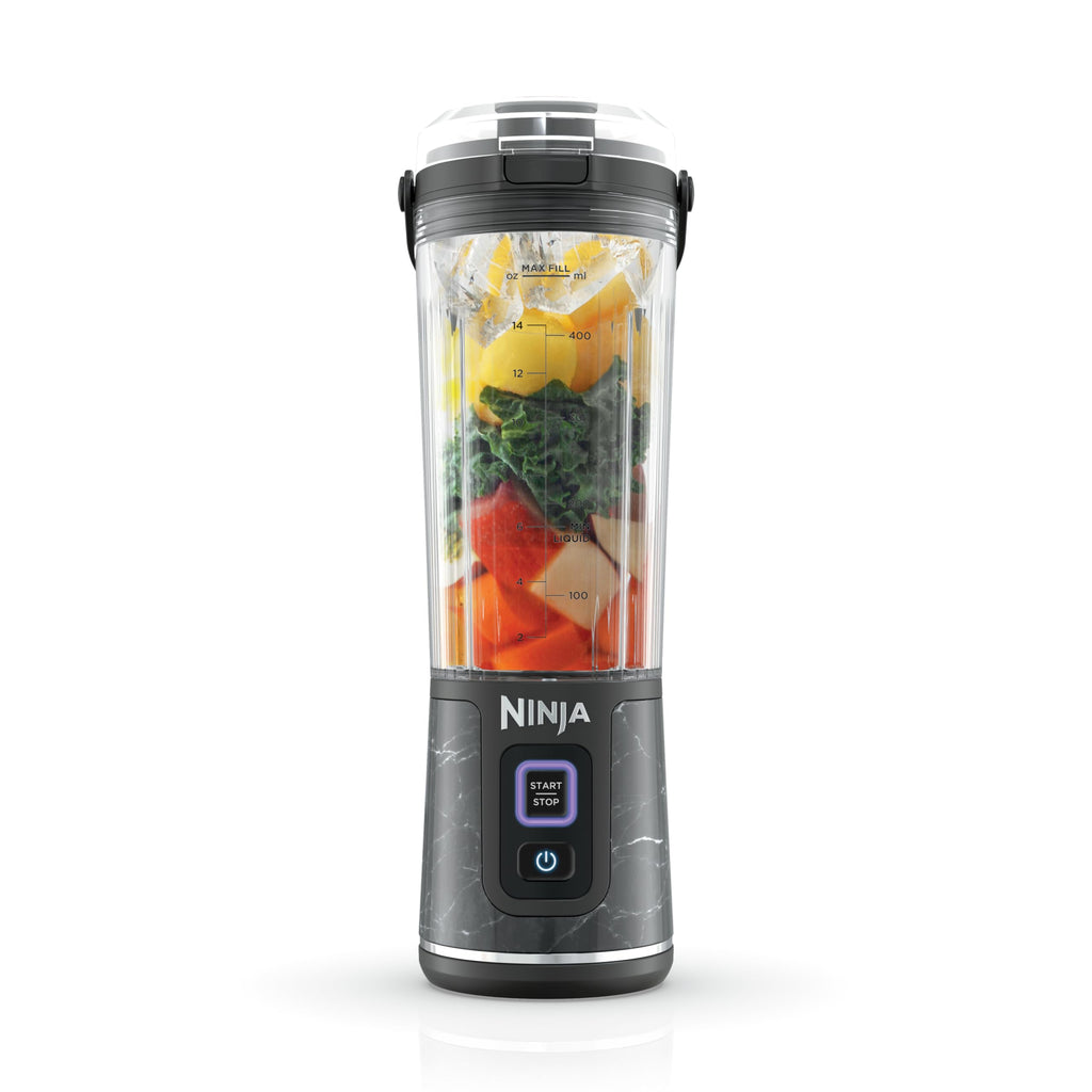 Ninja Blast Portable Blender, Cordless, 18oz. Vessel, Personal Blender For-Shakes and Smoothies, BPA Free, Leakproof-Lid and Sip Spout, USB-C Rechargeable, Dishwasher Safe Parts, Tinted Aqua, BC151AQ