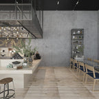 3yecao 31"×591" 3D Extra Wide Thick Grey Concrete Wallpaper Peel Stick Large Size Light Gray Concrete Cement Contact Paper Vinyl Stained Matte Textured Wall Sticker for Office Bathroom Bedroom Walls