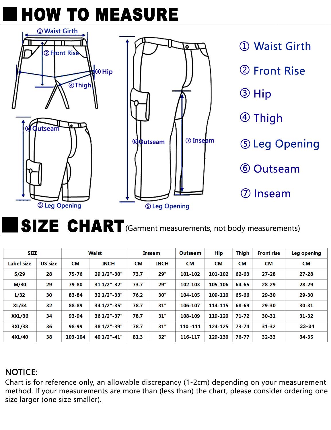 Match Men's Loose Fit Chino Washed Jogger Pant (32, 6552 Desert camo)