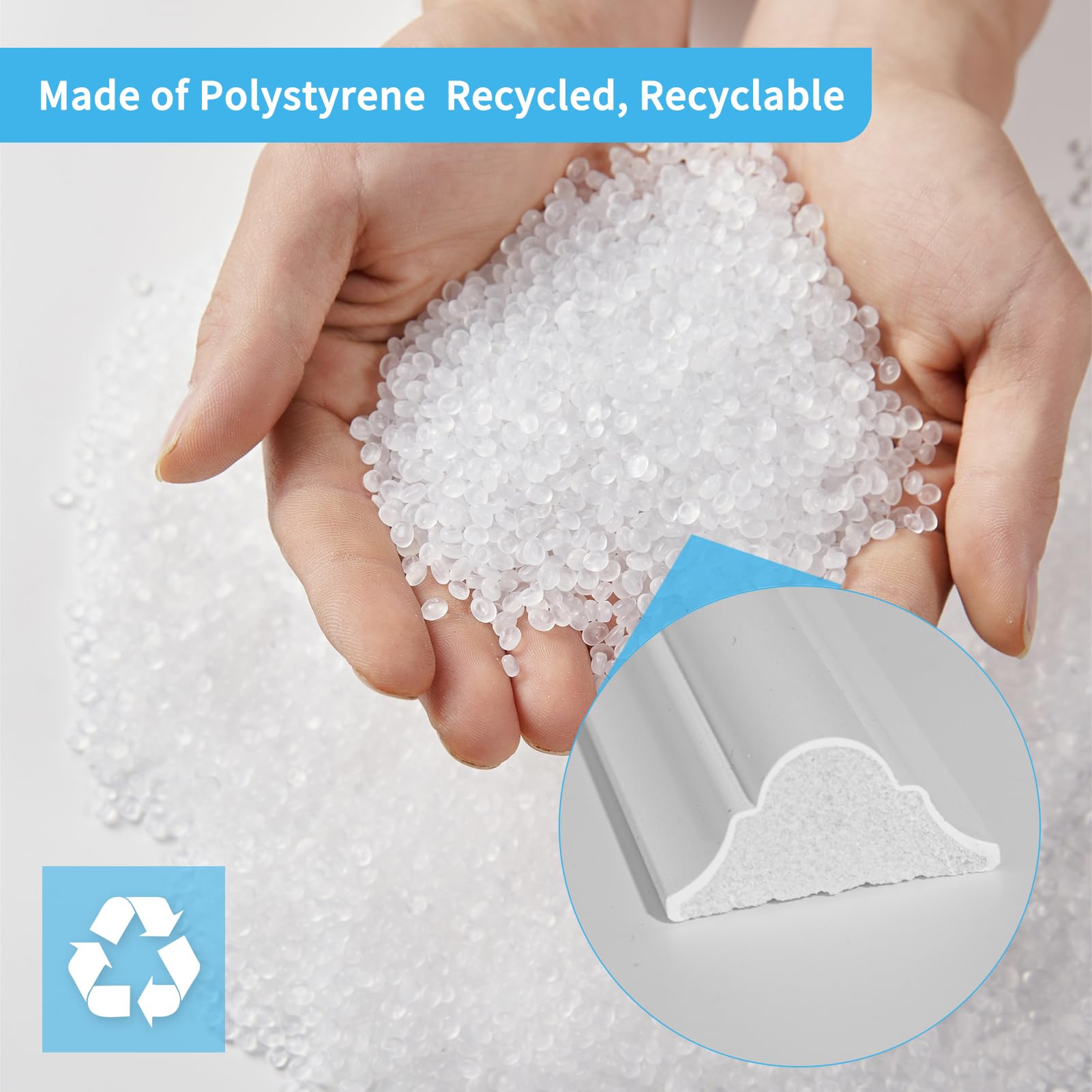 Art3d Pre-Cut Wall Molding Set of 3 pcs, Ready-to-Assemble Wainscoting Panels for Interior Wall Décor Living Room Bedroom Accent Wall - Installed with Glue, 3 Frames