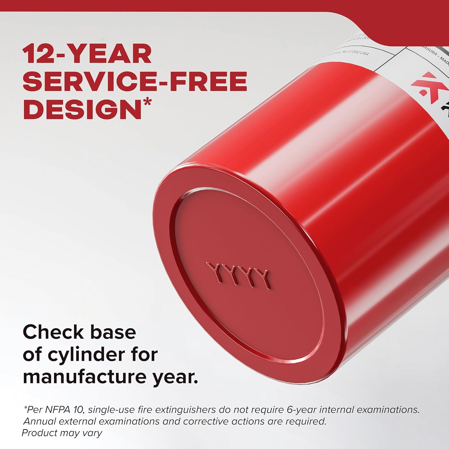 Kidde Multi Purpose Fire Extinguisher for Home, Office, Dorm, Residential, 1A10BC, 6 Pack