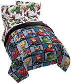 Jay Franco Minecraft Monster Hunters 4 Piece Twin Bed Set - Includes Reversible Comforter & Sheet Set - Bedding Features Creeper - Super Soft Fade Resistant Microfiber (Official Minecraft Product)