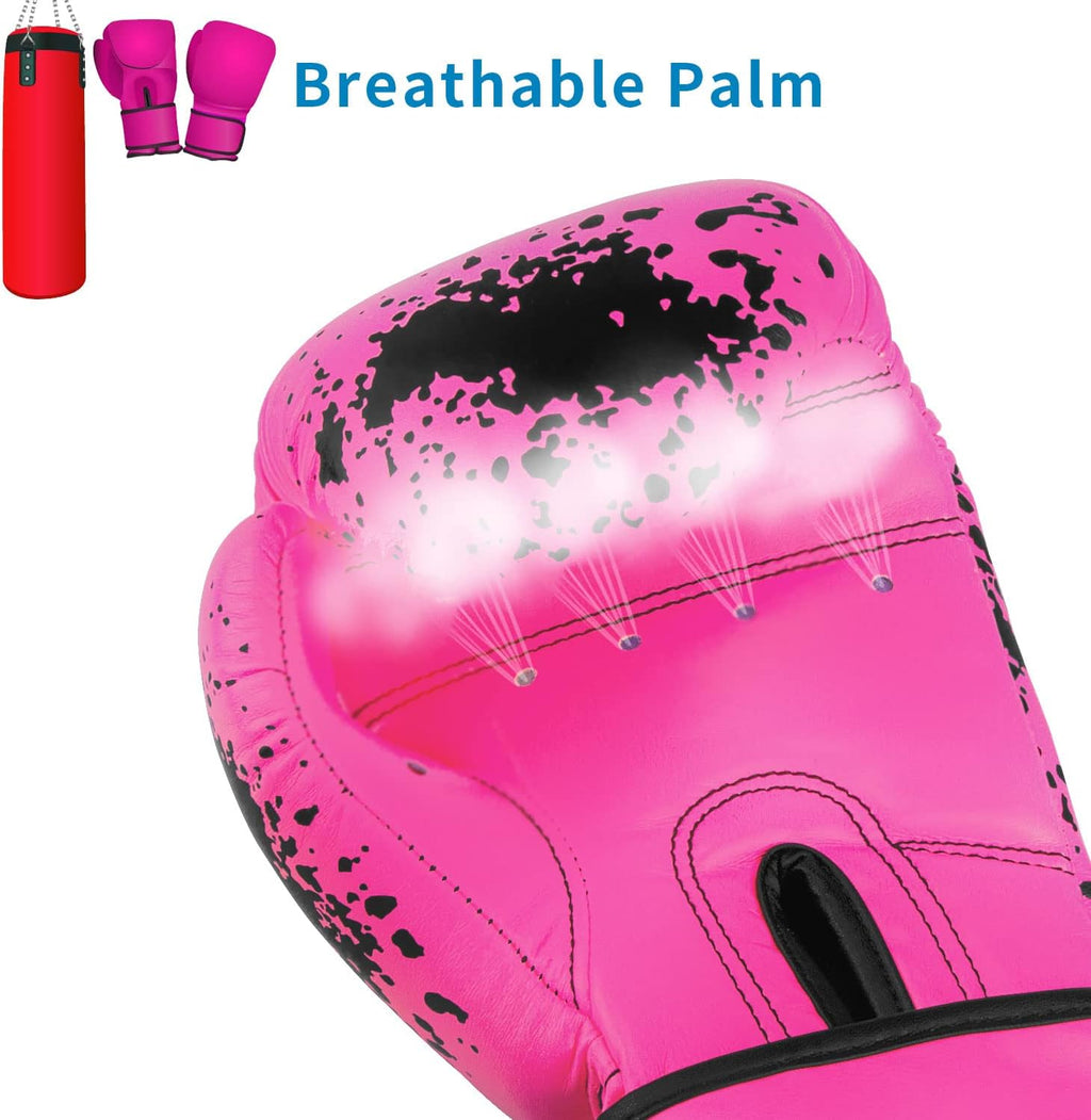 Kids Boxing Glove 6oz 8oz, Youth, Boys and Girls Training Sparring Gloves for Punching Bag, Kickboxing, Muay Thai, MMA, Gift for Age 6-15 Years