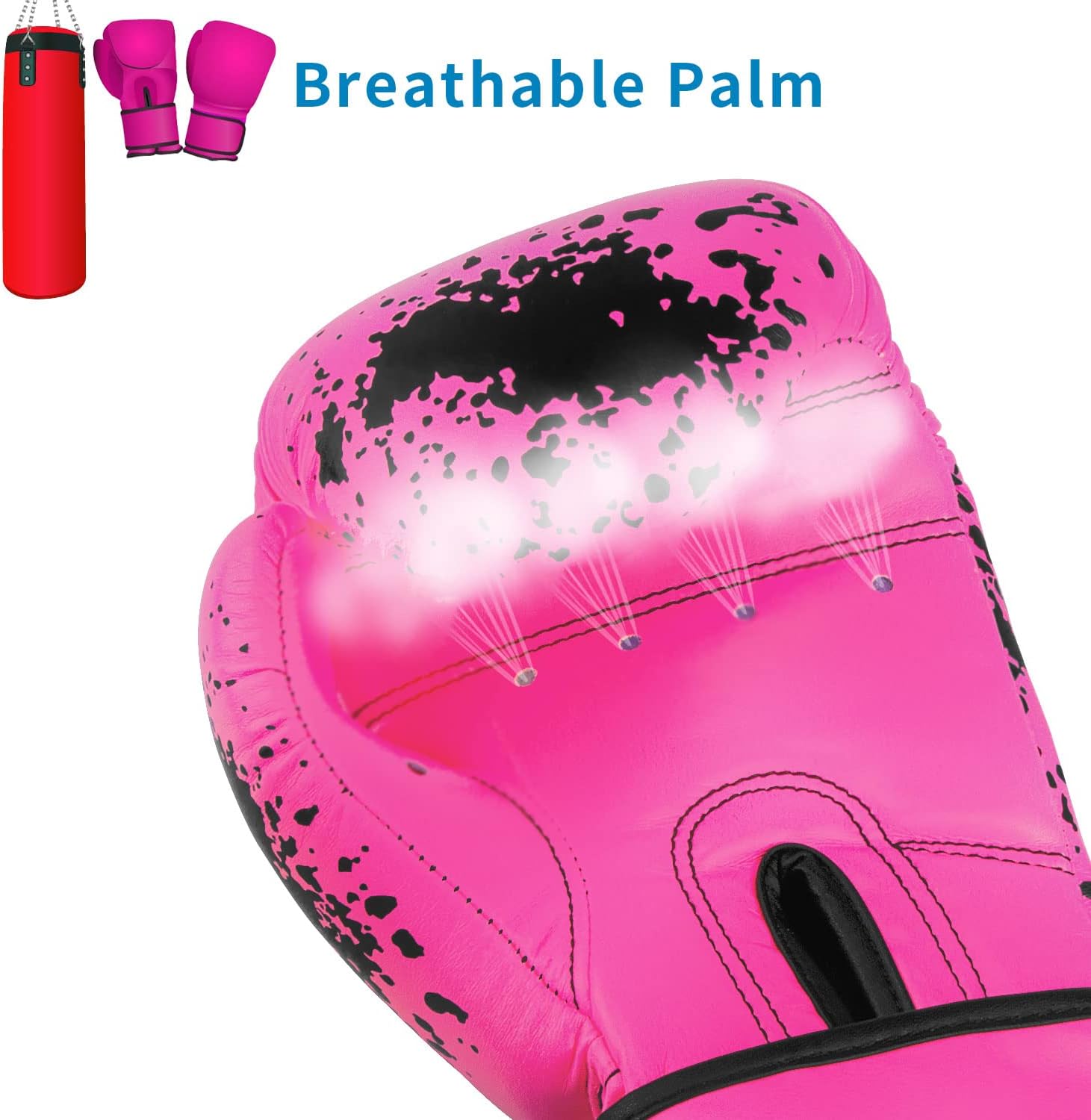 Kids Boxing Glove 6oz 8oz, Youth, Boys and Girls Training Sparring Gloves for Punching Bag, Kickboxing, Muay Thai, MMA, Gift for Age 6-15 Years