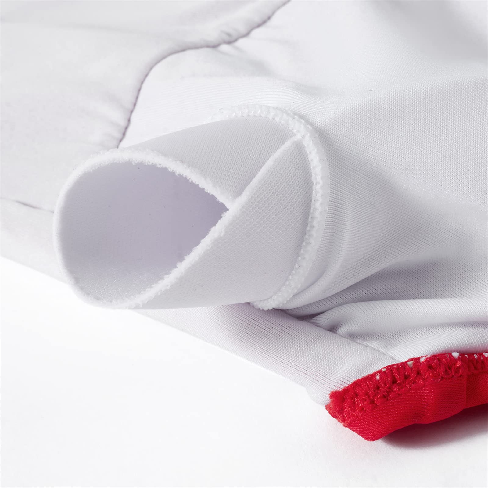 SUUKSESS Women Sexy Tummy Control One Piece Swimsuits Halter Push Up Monokini Bathing Suits (Red, L)