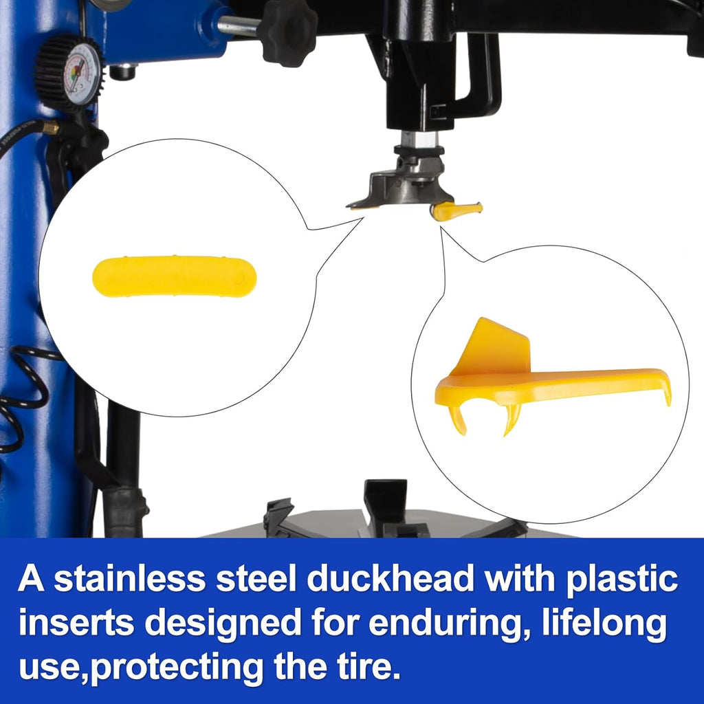 WEIZE 2 HP Tire Changer Automatic Wheel Changers Rim Clamp Assist with 2 Arms Repair Helpers Equipments, for Car, Garage, ATV,Heavy Duty Vehicle