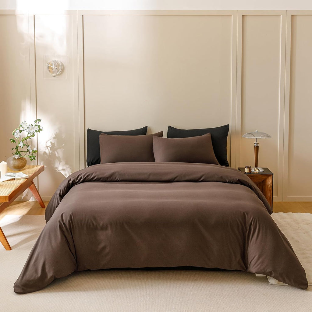 Juego de edredón blanco CLOTHKNOW para cama queen 3 piezas, juegos de edredón blanco, juegos de edredón para cama blanca, juegos de ropa de cama sólida blanca para cama queen, juegos de edredón tamaño queen blanco