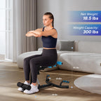 MERACH Deep Squat Machine for Women, Adjustable Glutes Trainer Machine, Core Leg Push Up Workout Machine for Home Gym
